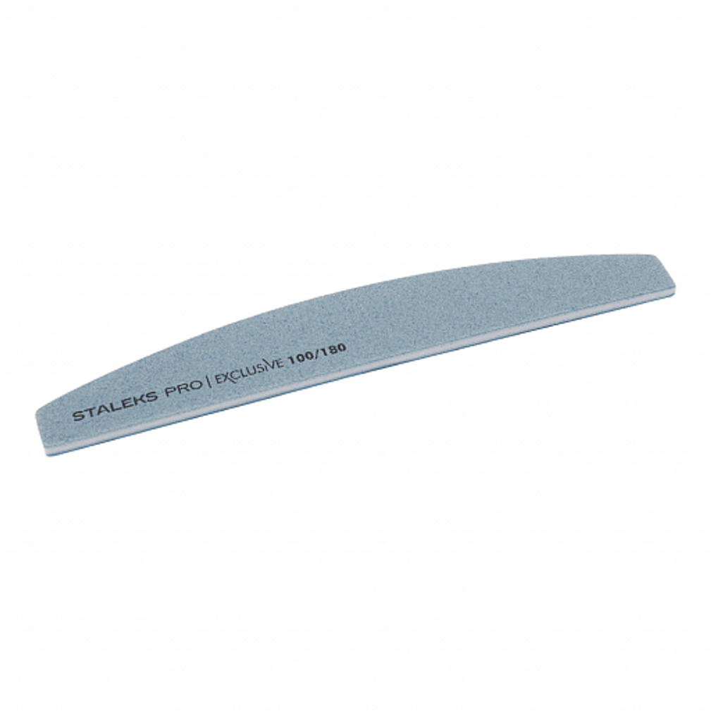 

Пилка полумесяц минеральная для ногтей EXCLUSIVE 100/180 Staleks PRO NFX-42/1