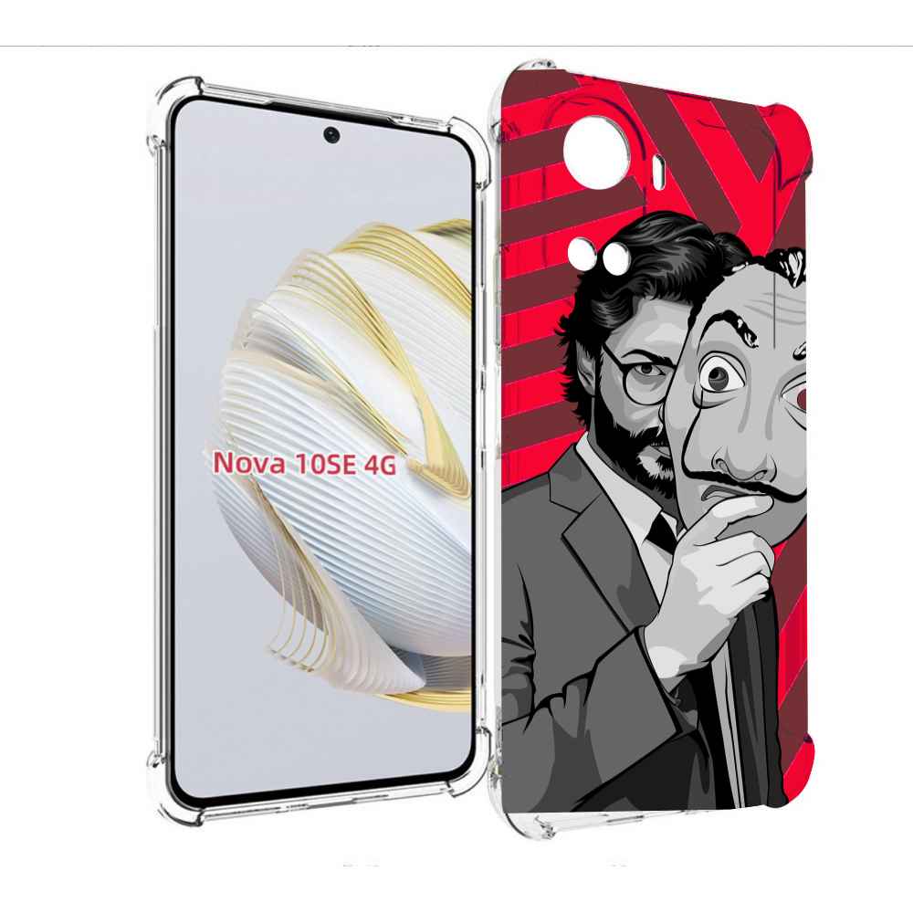 

Чехол MyPads Профессор-бумажый-дом для Huawei Nova 10 SE, Прозрачный, Tocco