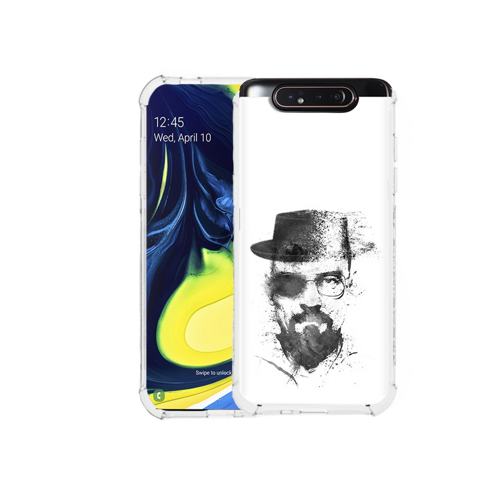 

Чехол MyPads Tocco для Samsung Galaxy A80 загадочный человек (PT128473.599.347), Прозрачный, Tocco