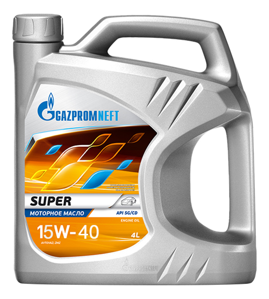 

Моторное масло Gazpromneft минеральное 15W40 SG/CD 4л