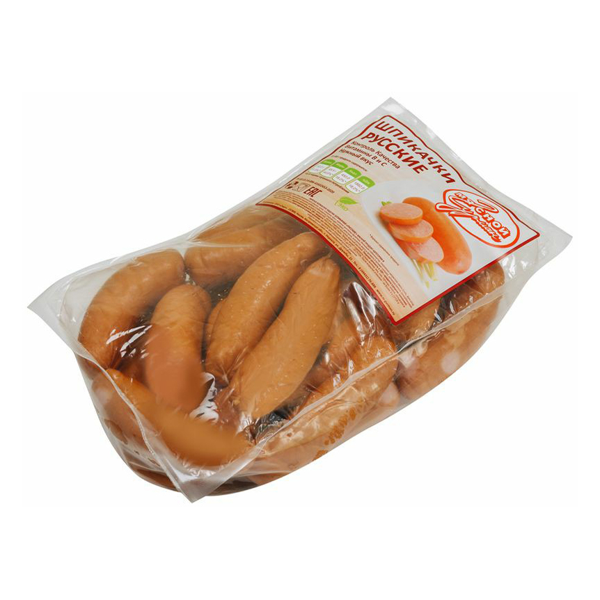 

Шпикачки Мясной Гурман Русские вареные