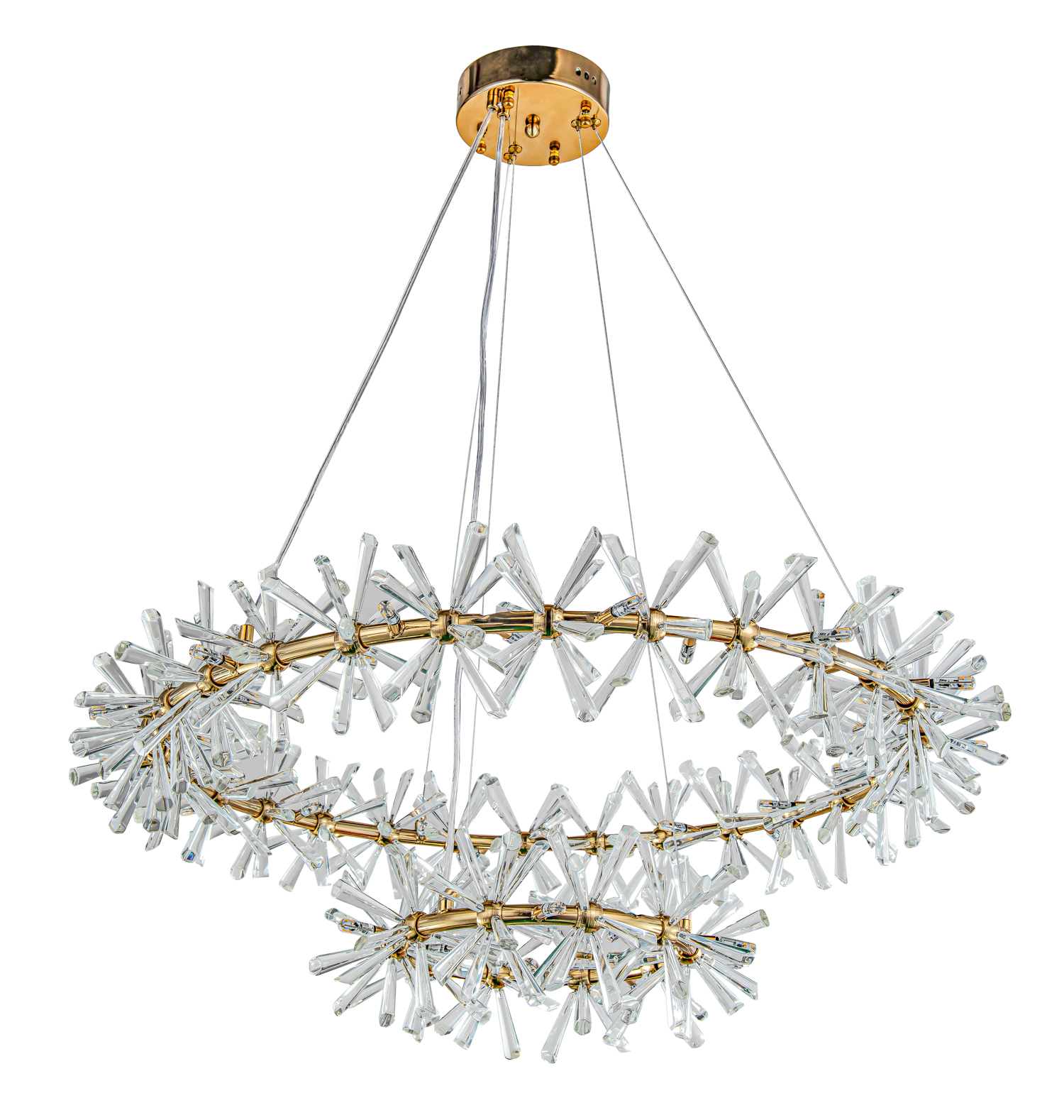 

Дизайнерские люстры и светильники Star Light 2 rings