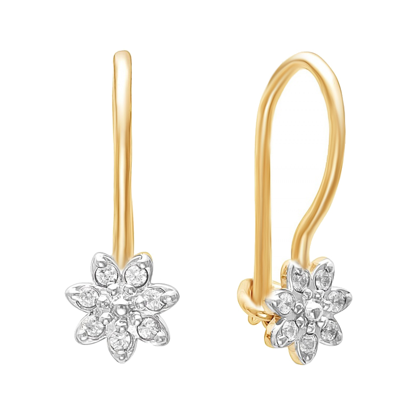 

Серьги детские из золота НАШЕ ЗОЛОТО ЮИС132-3694, фианит, ЮИС132-3694