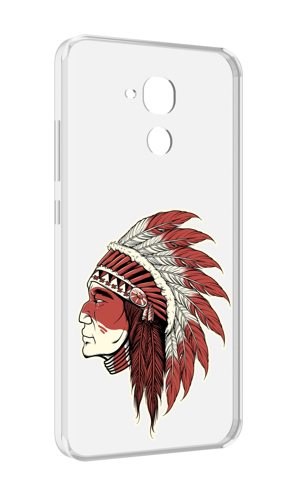 

Чехол MyPads красный индеец для Huawei Honor 5C/7 Lite/GT3 5.2, Прозрачный, Tocco