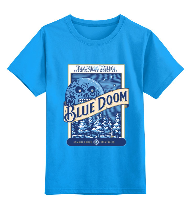 

Футболка детская Printio Blue doom (the legenda of zelda) цв. голубой р. 140, Blue doom (the legenda of zelda)