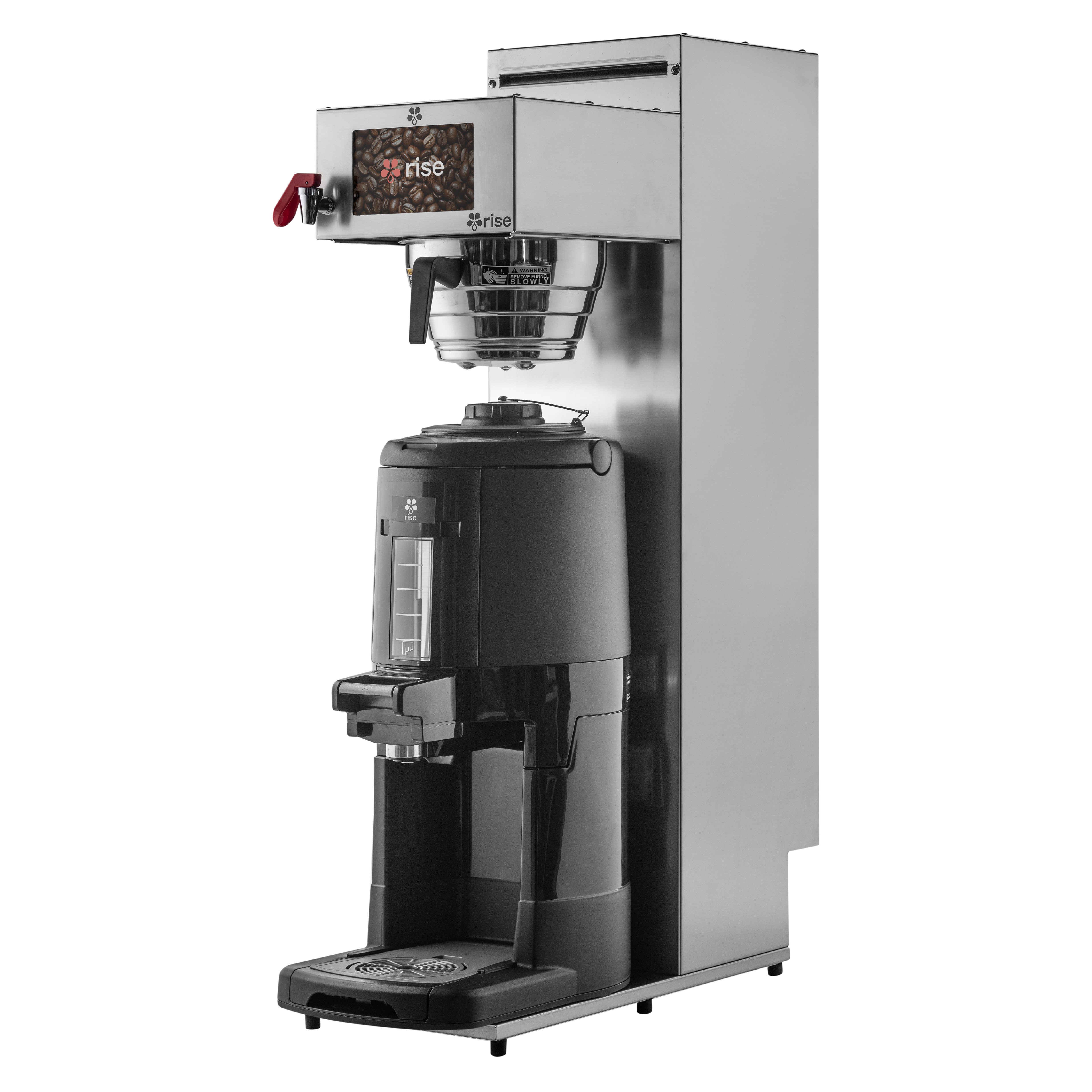 

Кофеварка капельного типа RISE PRO MAX серебристая, Серебристый, PRO MAX