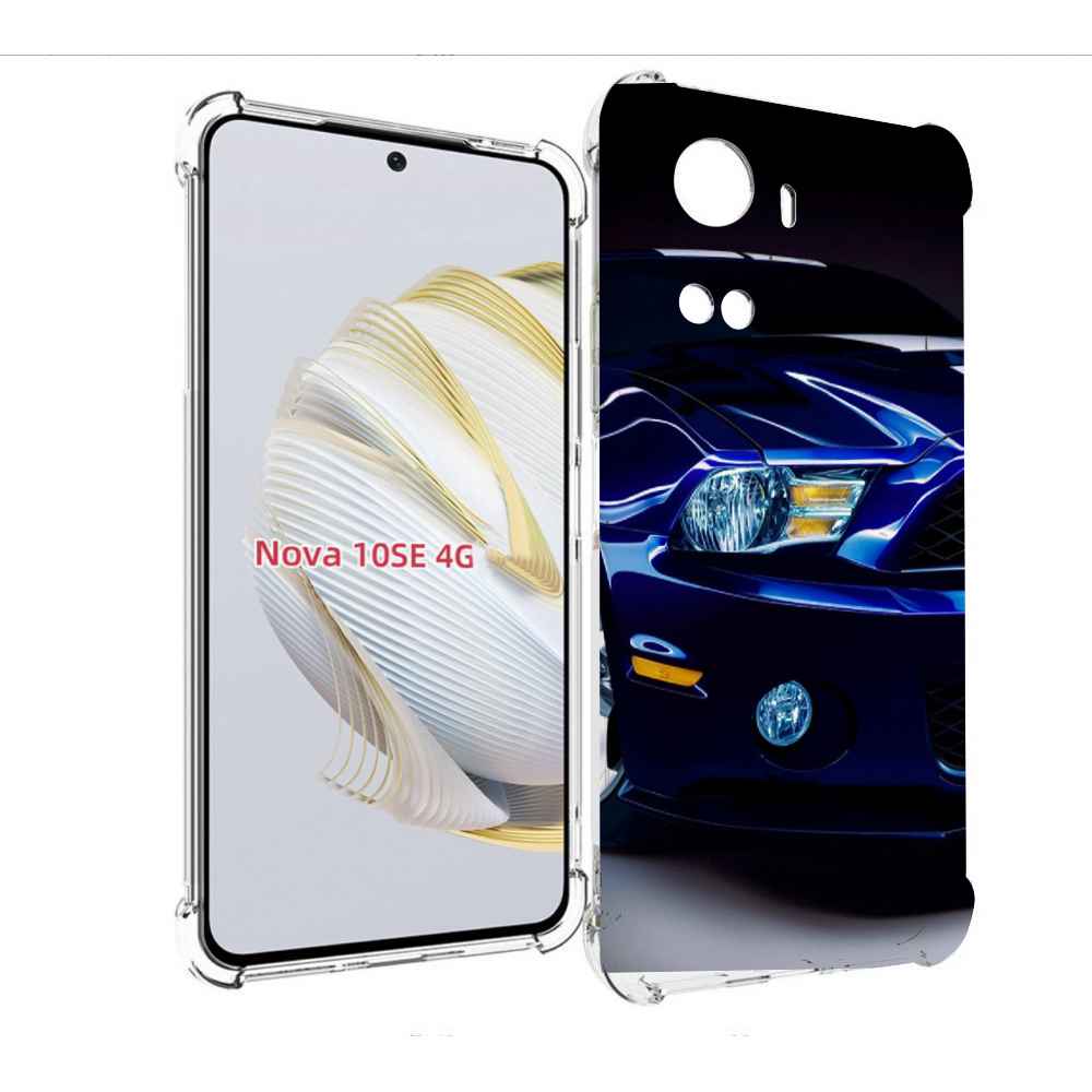 

Чехол MyPads Синяя-машина для Huawei Nova 10 SE, Прозрачный, Tocco