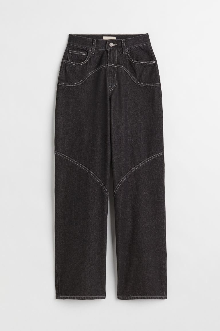 

Джинсы женские H&M 1056416001 черные 36 (доставка из-за рубежа), 1056416001