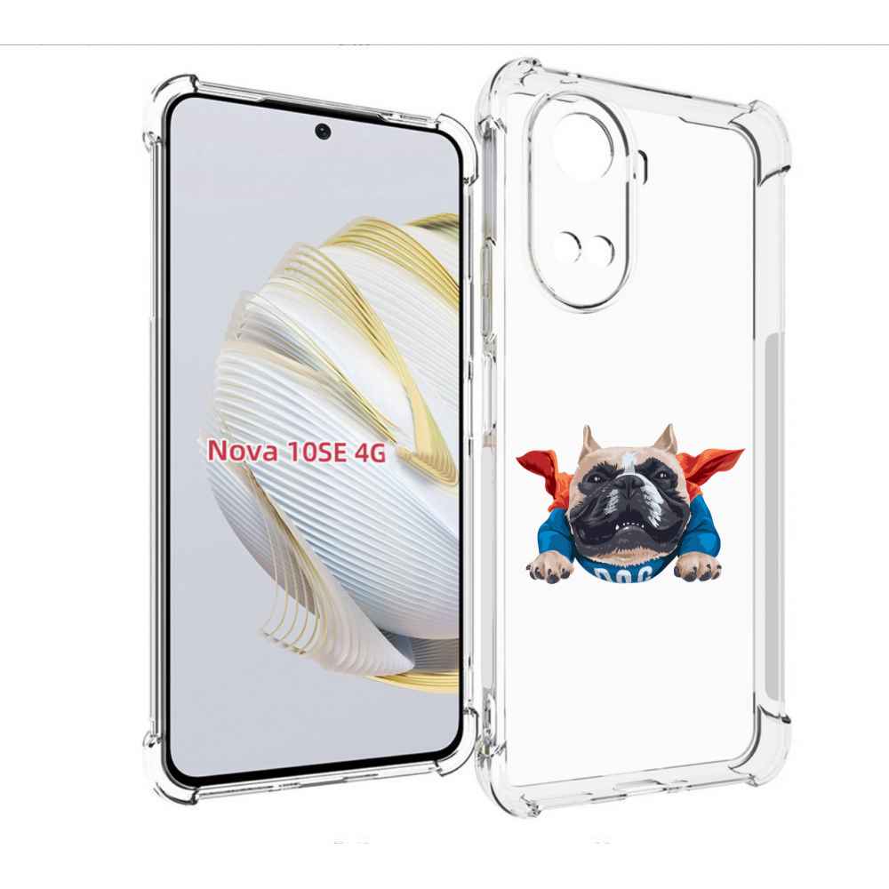

Чехол MyPads Супер-Дог для Huawei Nova 10 SE, Прозрачный, Tocco