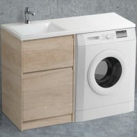 фото Тумба под раковину belbagno kraft 120 kraft-lvd-580/1200-2c-pia-rnn rovere nebrasca nature