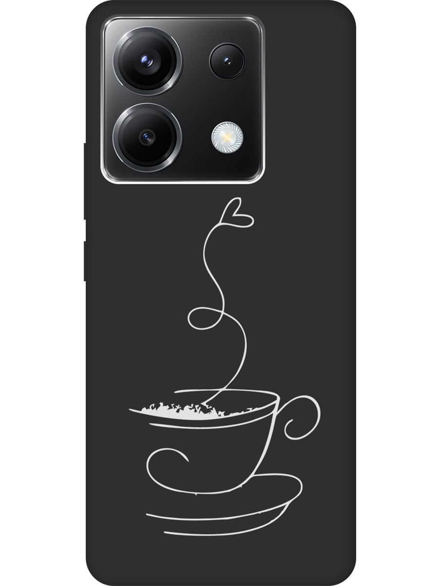 

Чехол на Xiaomi Redmi Note 13 Pro 5G / Poco X6 5G "Coffee Love W" Soft Touch черный, Черный;белый, 20012105