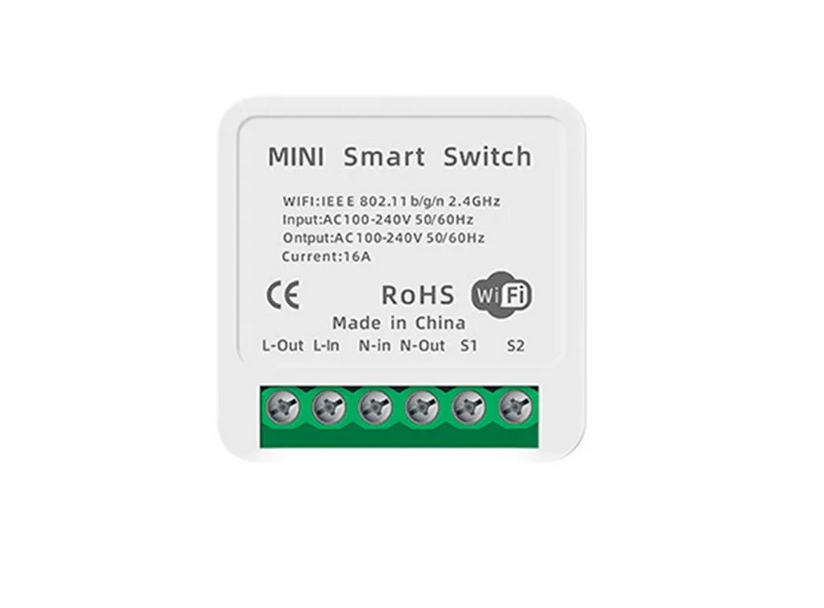 фото Умное wi-fi реле tuya mini smart switch