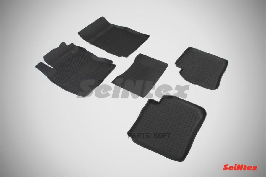 

Резиновые коврики SEINTEX с высоким бортом для Nissan Note 2005-2009 / 81922