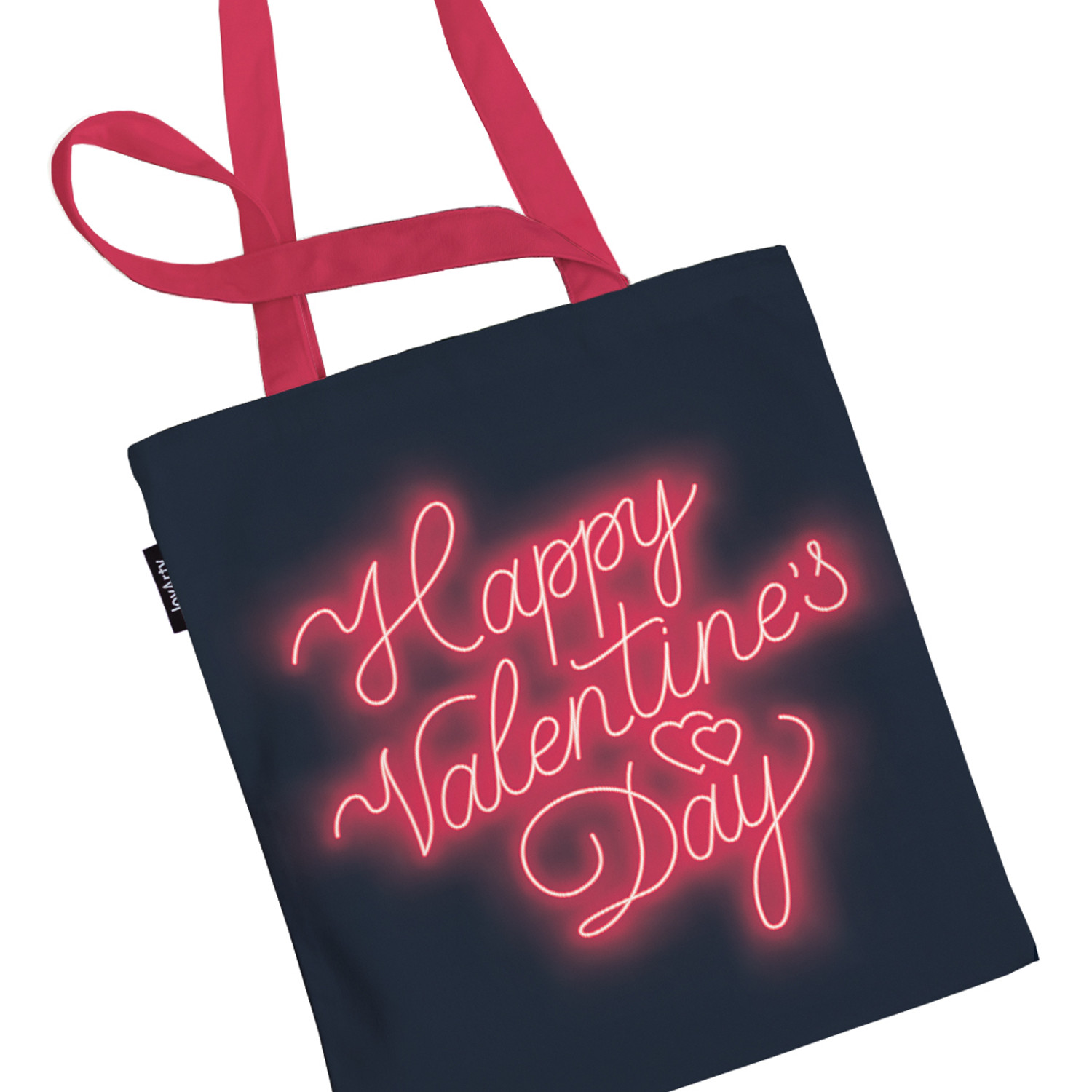 

Шоппер женский JoyArty Valentine's Day черный, Valentine's Day