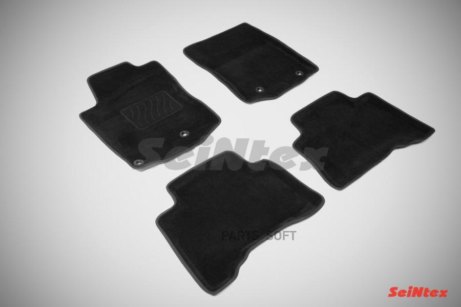 

Seintex Комплект Ворсовых Ковриков 3D Toyota Land Cruiser 150 5Мест Черные Seintex