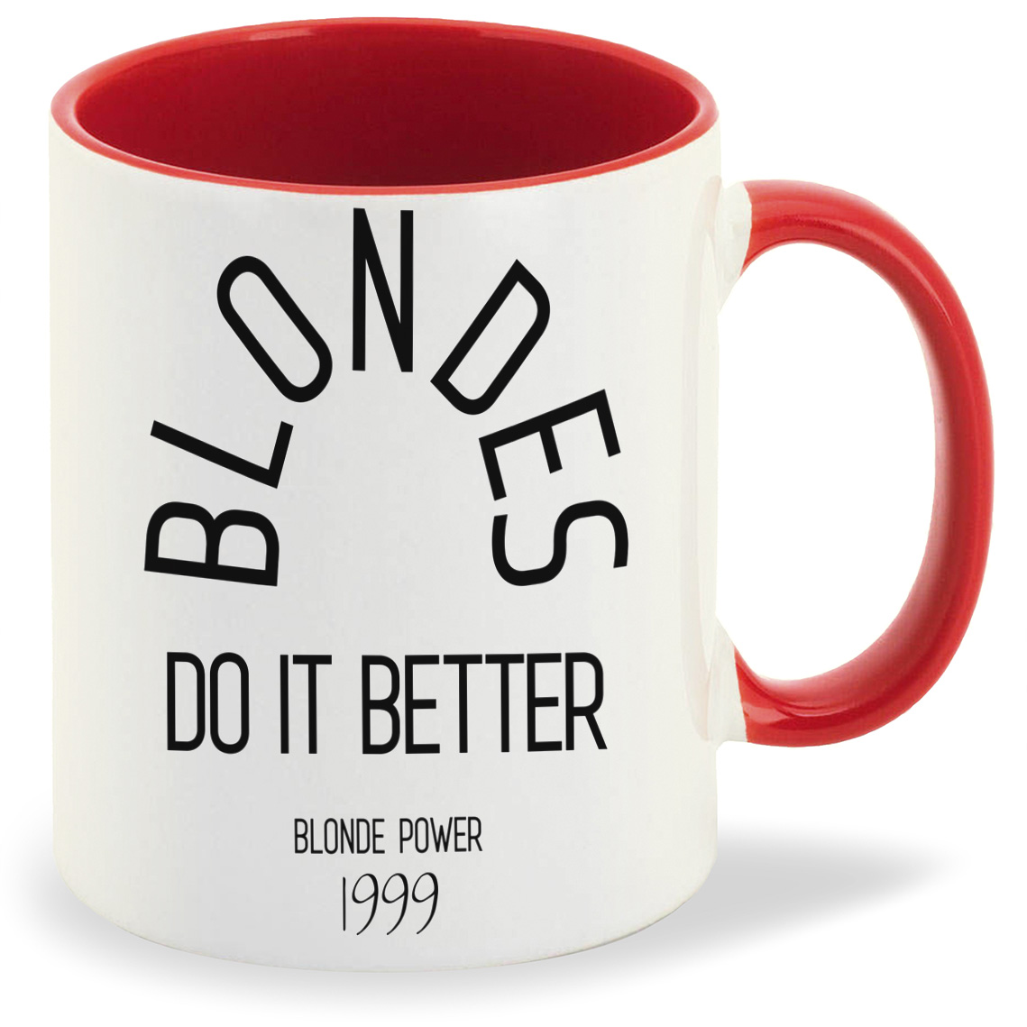 

Кружка CoolPodarok Blondes do it better, Blondes do it better