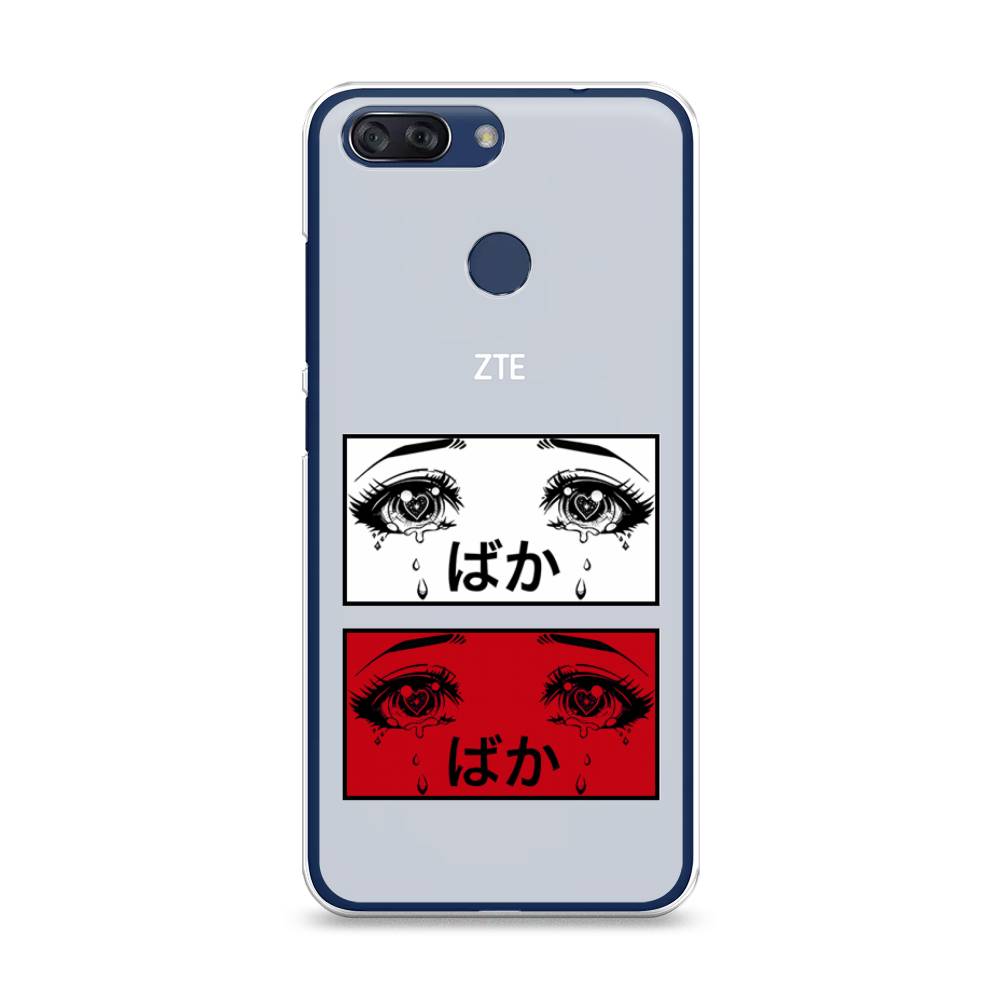 

Чехол на ZTE Blade V9 Vita Красные глаза манга, Бордовый;белый;черный, 132550-4