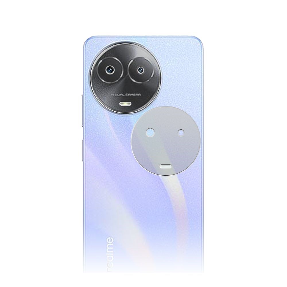 

Стекло защитное гибридное МАТОВОЕ Krutoff для камеры Realme V50s (2шт.)