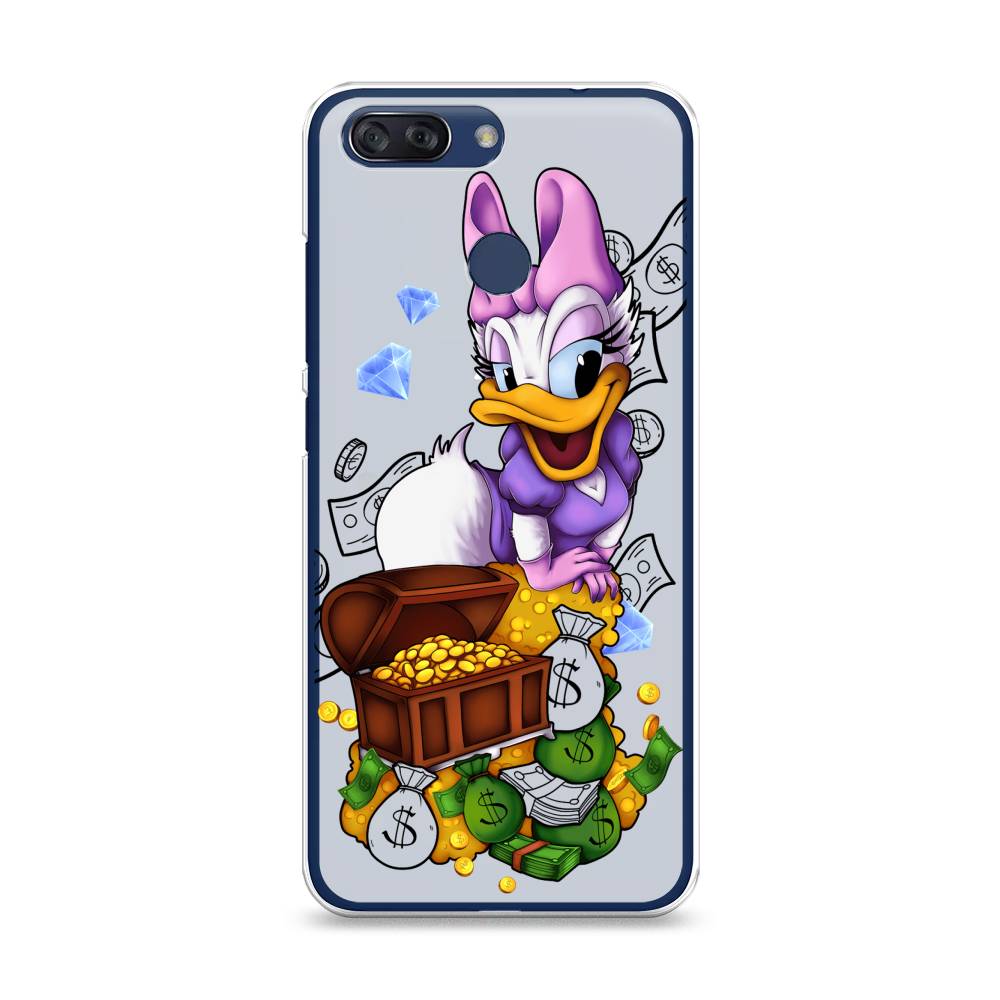 

Чехол на ZTE Blade V9 Vita "Rich Daisy Duck", Коричневый;белый;фиолетовый, 132550-6