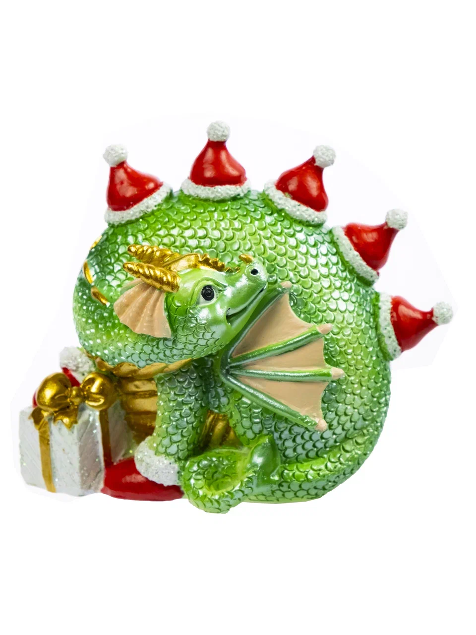 Елочная игрушка Феникс Present Зеленый дракон 91508 1 шт. зеленый
