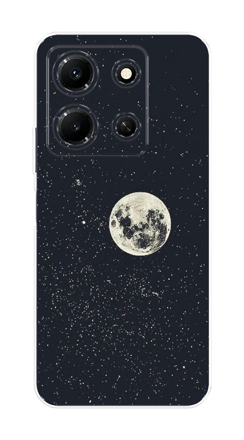

Чехол на Infinix Note 30i "Полнолуние", Бордовый, 3104350-2
