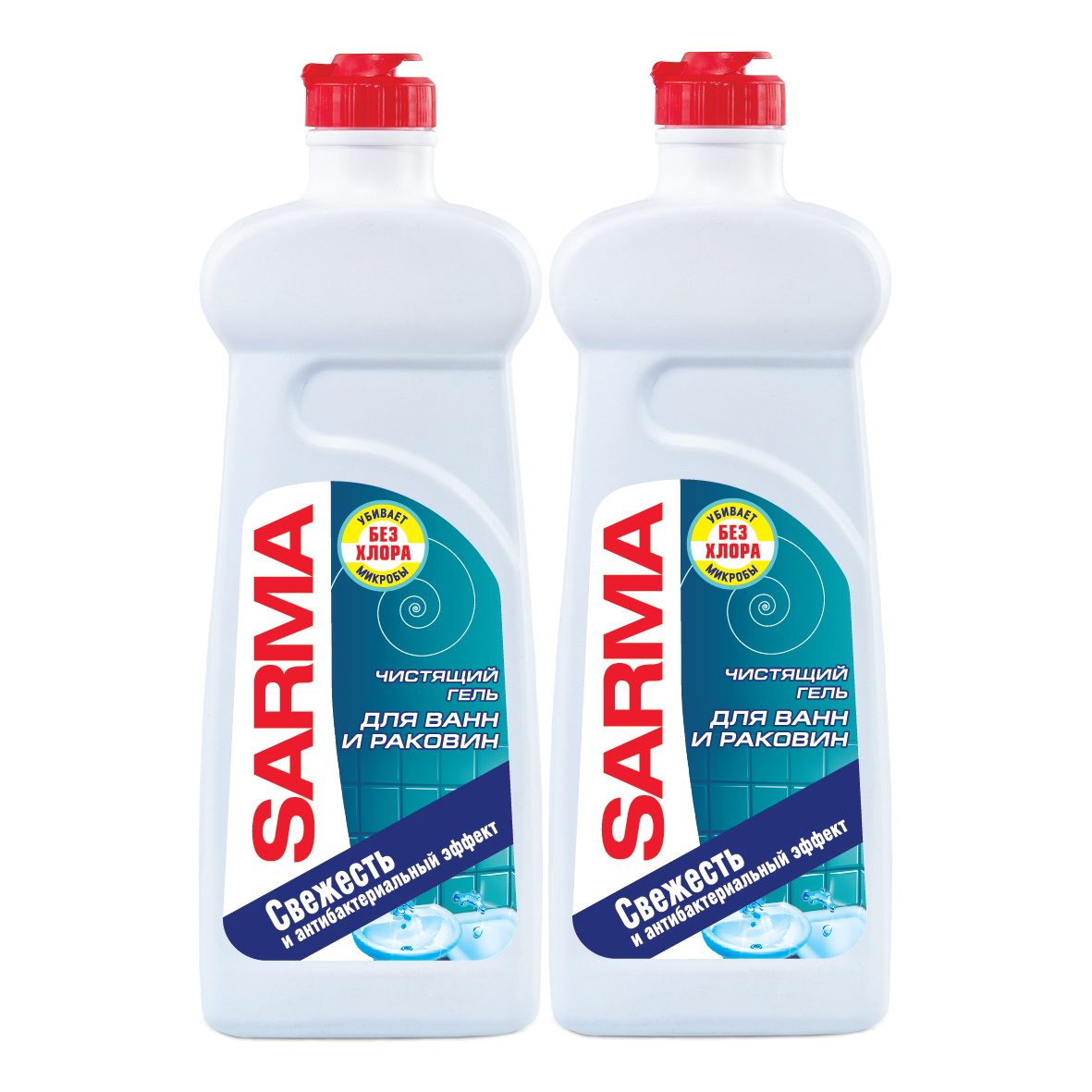 фото Универсальные чистящие средства сарма с антибактериальным эффектом 500мл (набор из 2 штук) sarma