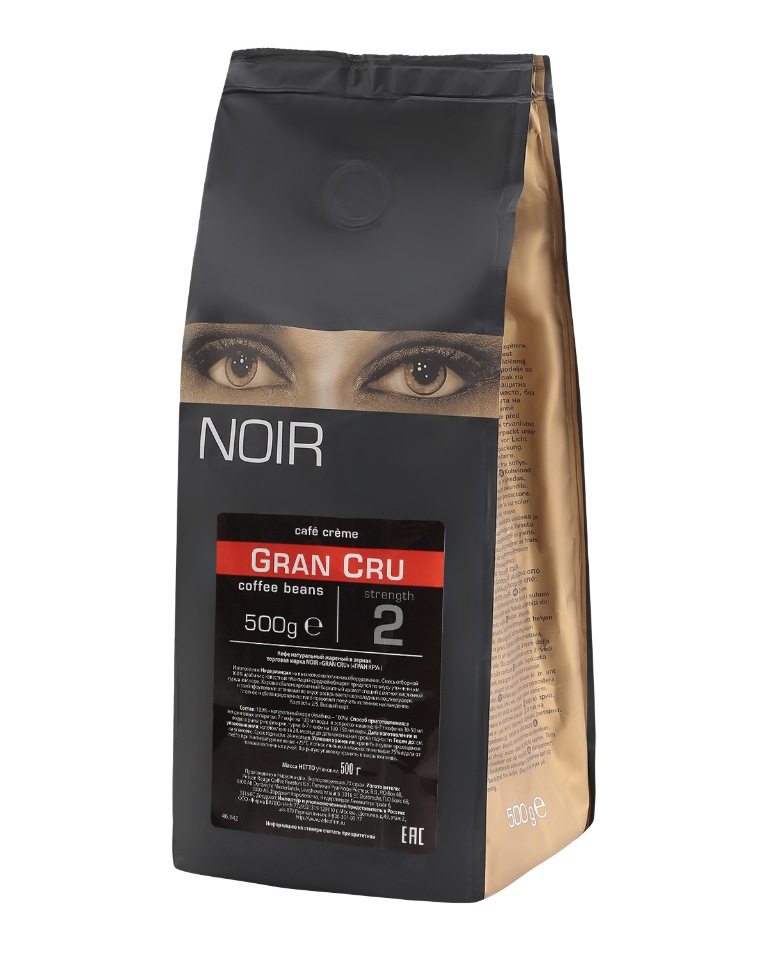 

Кофе в зернах NOIR GRAN CRU 500 г