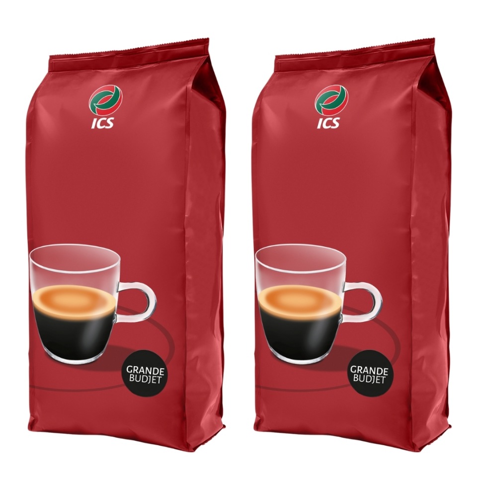 фото Кофе в зернах ics "grande budjet" (a-10), набор из 2 шт. по 1 кг