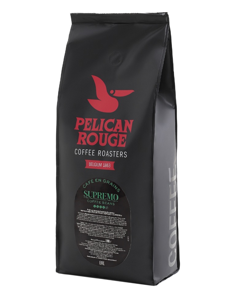 Кофе в зернах PELECAN ROUGE SUPREMO, 1 кг