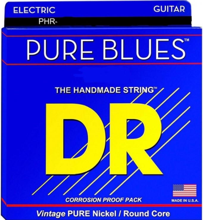фото Струны для электрогитары dr string phr-10/52 pure blues