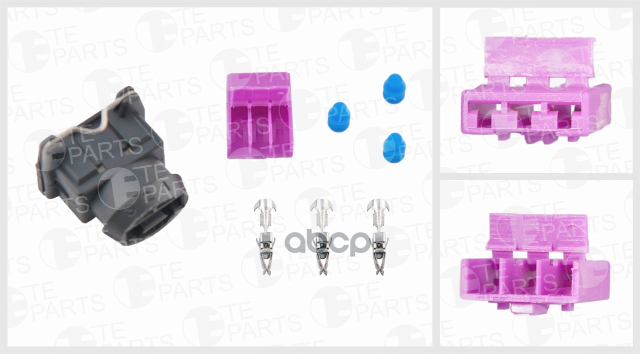 

Разъём 3х Контактный (Комплектация: 3-Pin, 3 Уплотнения, Фиксатор) TE PARTS 7743360