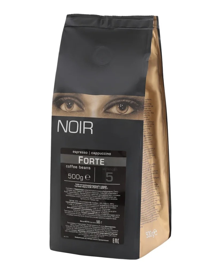 

Кофе в зернах NOIR FORTE 500 г