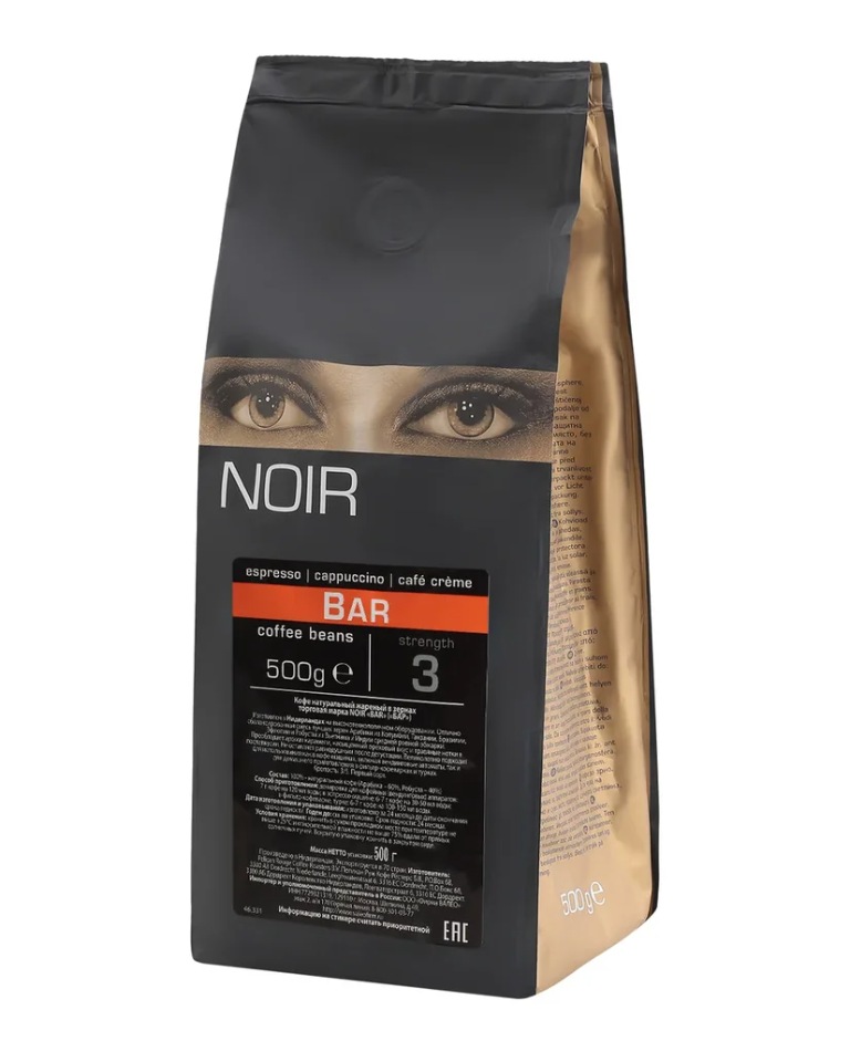

Кофе в зернах NOIR BAR 500 г