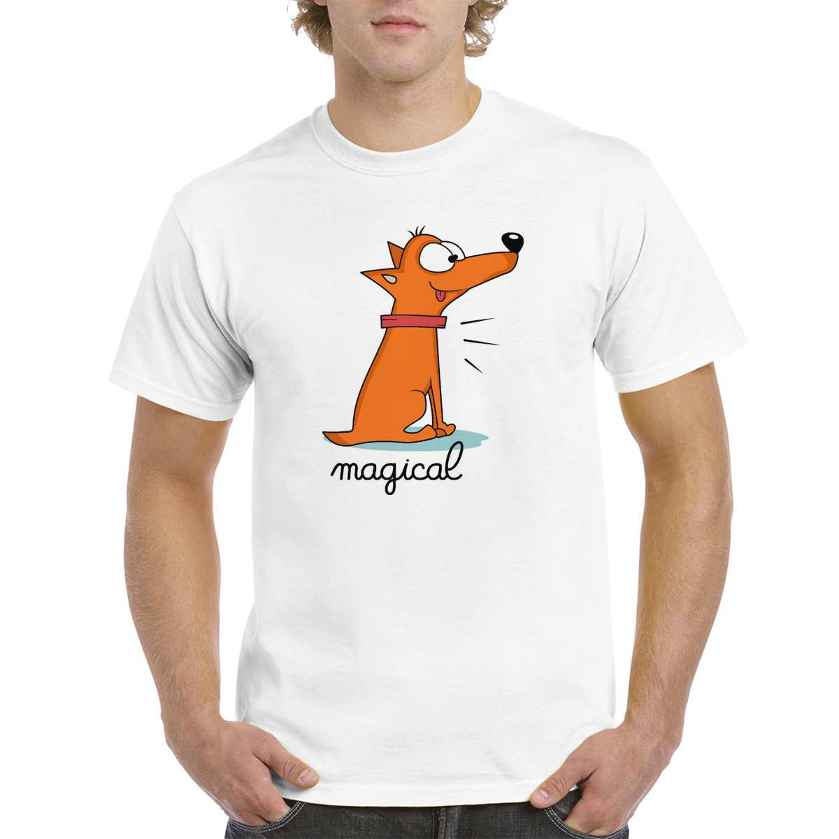 

Футболка унисекс CoolPodarok M0113885 белая 48 RU, Белый, M0113885