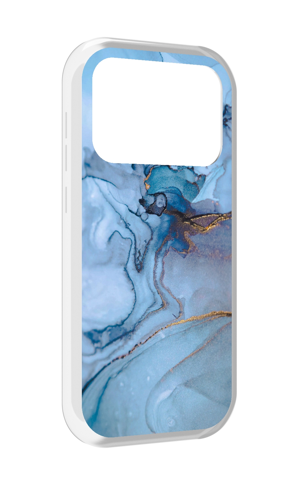 

Чехол MyPads голубой мрамор для Oukitel F150 Air1 Pro / F150 Air1, Прозрачный, Tocco