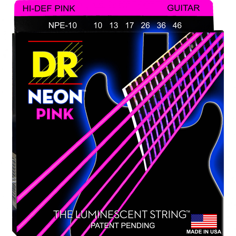 фото Струны для электрогитары dr string npe-10