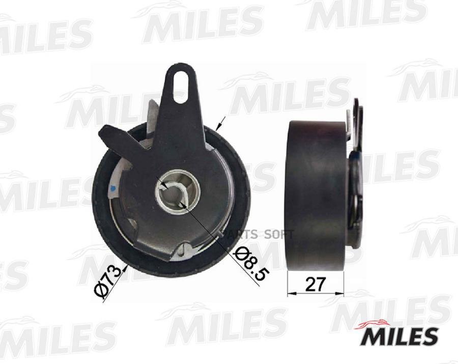 MILES Ролик ГРМ  MILES ag02043