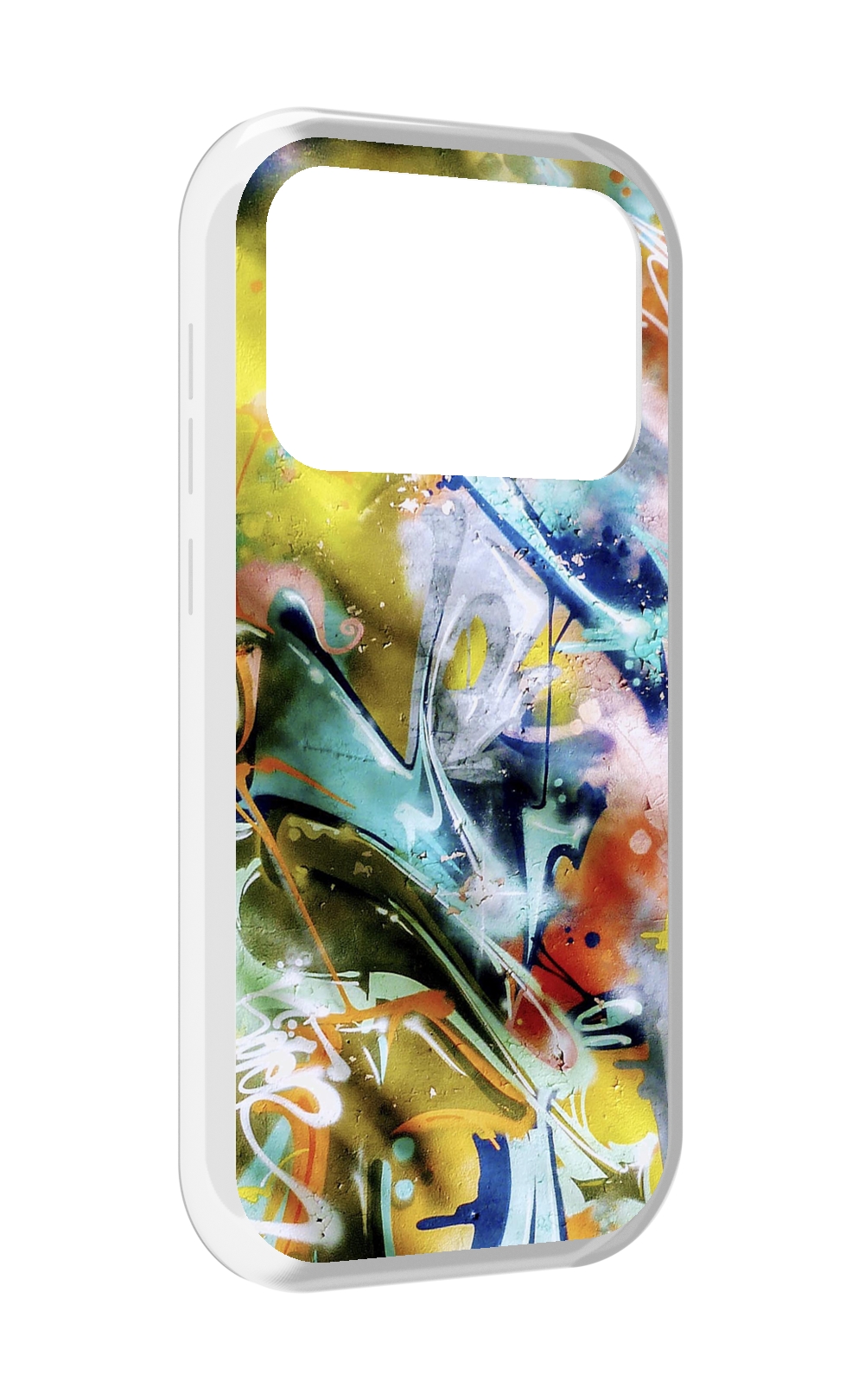 

Чехол MyPads граффити-хаос для Oukitel F150 Air1 Pro / F150 Air1, Прозрачный, Tocco
