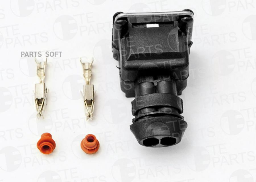 Разъём 2х Контактный (Комплектация: 2-Pin, 2 Уплотнения) TE PARTS 7810006