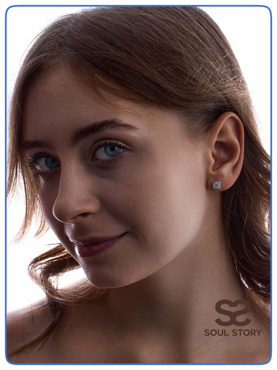 

Серьги из серебра SOUL STORY 400054, фианит, 400054