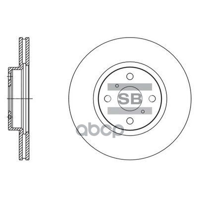 

Тормозной Диск Sd4617 Sangsin brake арт. SD4617