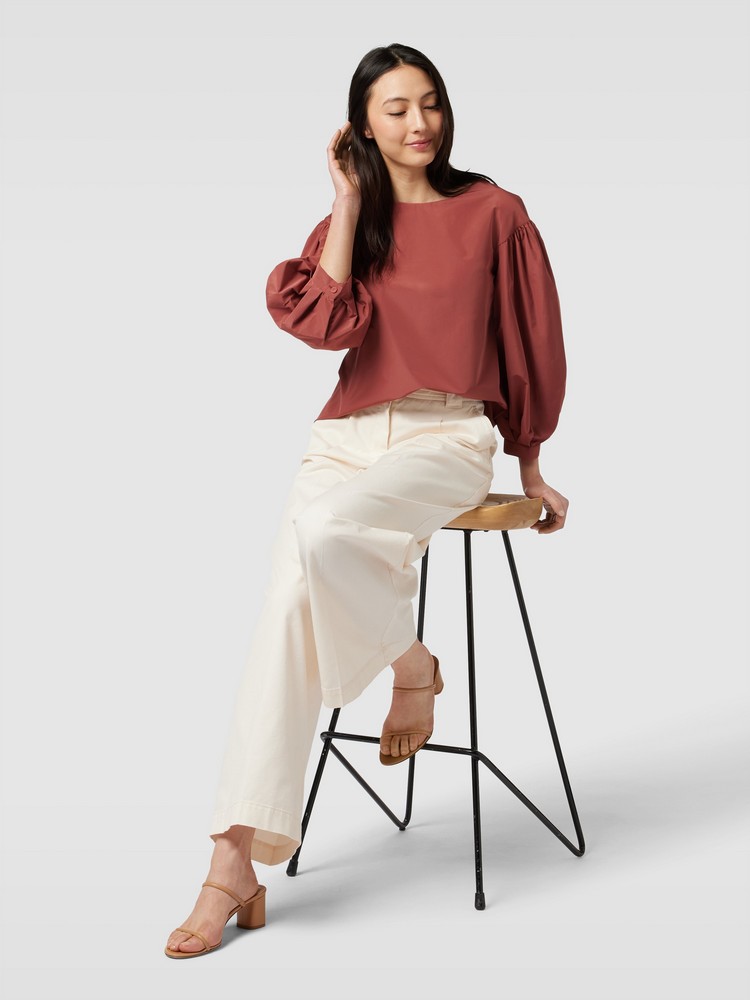 

Блуза женская WEEKEND MAX MARA 2415111171 коричневая 34 EU, Коричневый, 2415111171