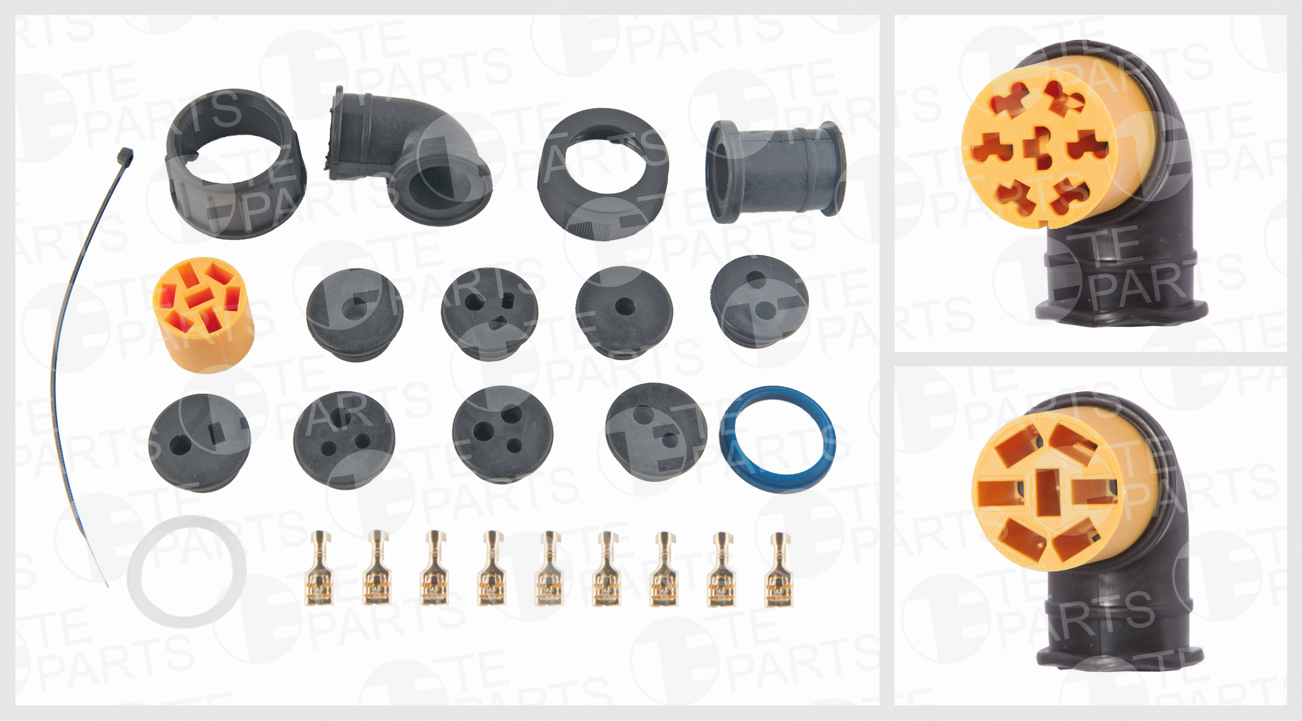 TEPARTS 7826941 Разъём угловой 7-и контактный для фонарей EUROPOINTEUROPOINT II комплек 1909₽