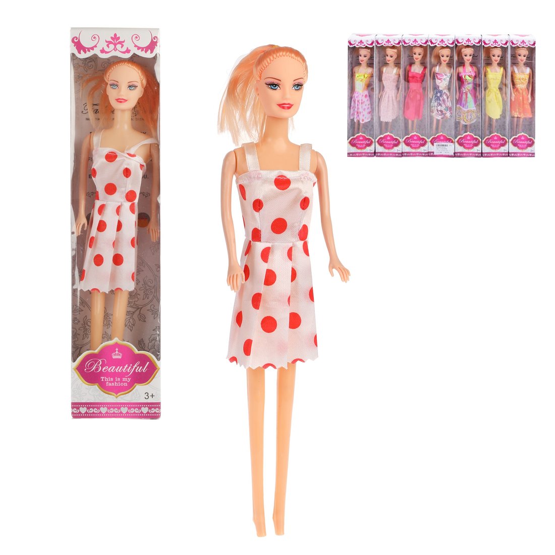 

Кукла Наша Игрушка, в ассорт. 29 см