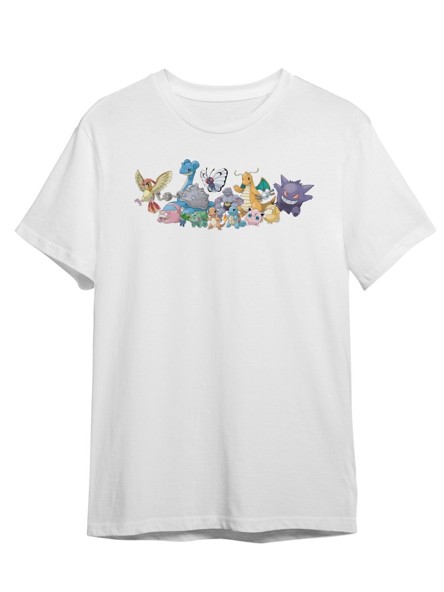 

Футболка унисекс Каждому Своё Pokemon/Покемон/Аниме MUPK52 белая XL, Белый, "Pokemon/Покемон/Аниме" MUPK52