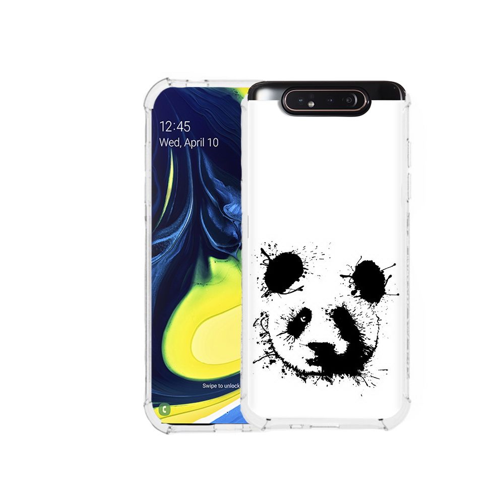 

Чехол MyPads Tocco для Samsung Galaxy A80 клякса-панда (PT128473.599.389), Прозрачный, Tocco