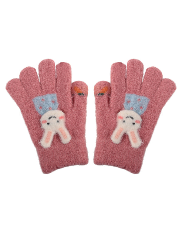 

Перчатки детские Little Mania ZW-ANG92, тёмно-розовый, 12, ZW-ANG92
