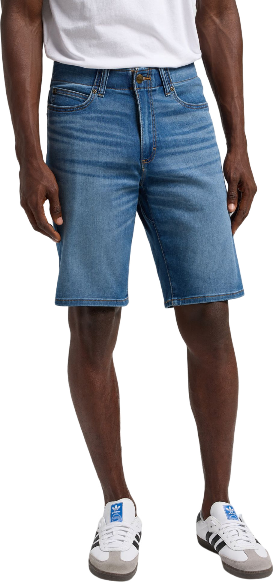 

Джинсовые шорты мужские Lee XM 5 POCKET SHORT синие 32, Синий, XM 5 POCKET SHORT