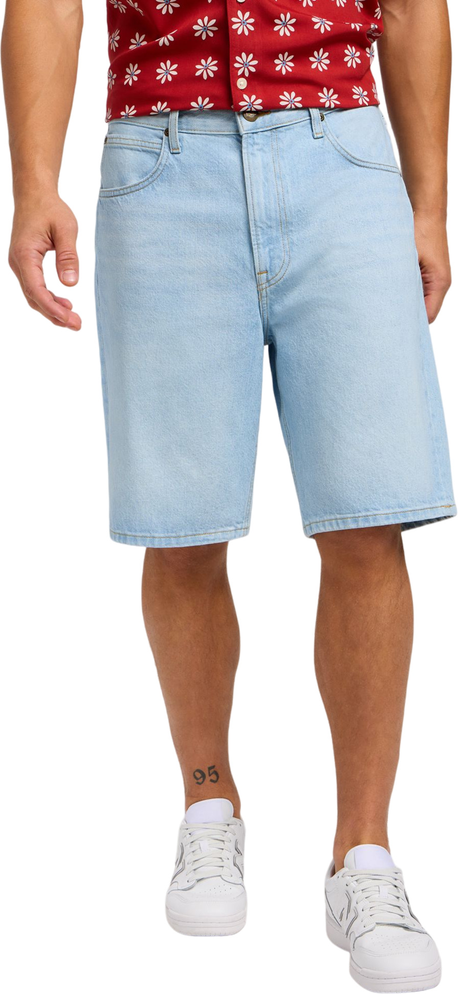 

Джинсовые шорты мужские Lee ASHER SHORT голубые 32, Голубой, ASHER SHORT
