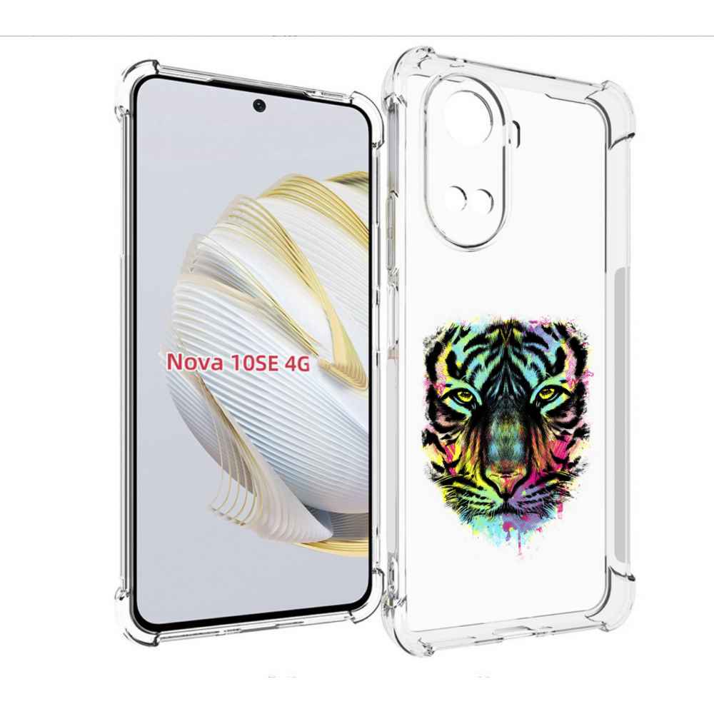 

Чехол MyPads Тигр 1 для Huawei Nova 10 SE, Прозрачный, Tocco